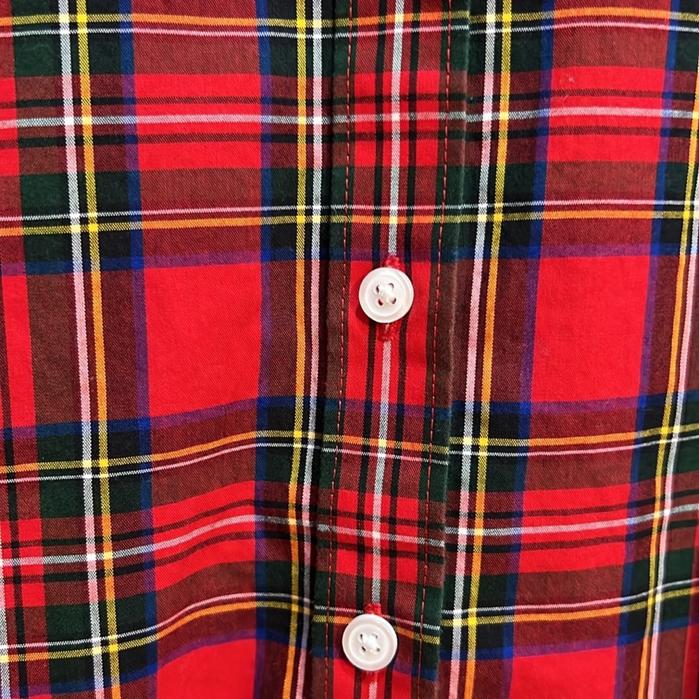 NWOT Lands’ End No Iron Supima button-front long sleeves shirt - Picture 4 of 14